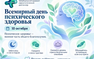 10 октября — Всемирный день психического здоровья