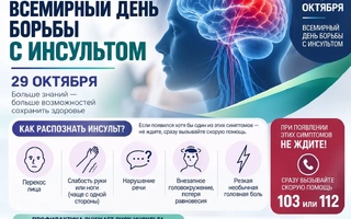 29 октября — Всемирный день борьбы с инсультом