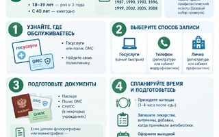 КАК ЗАПИСАТЬСЯ НА ДИСПАНСЕРИЗАЦИЮ: 5 ПРОСТЫХ ШАГОВ